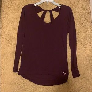 Women’s medium long sleeve yoga top